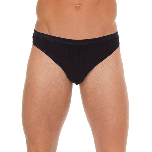 Mens Black Cotton GString