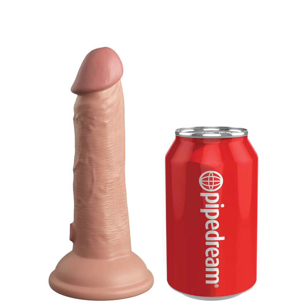 King Cock Elite 6 Inch Dual Density Dildo Caramel